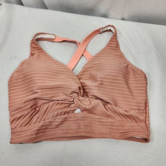 namayuj Women's Small Fashion Textured Bikini Sets Twist Front High Waisted Swim - Picture 5 of 11